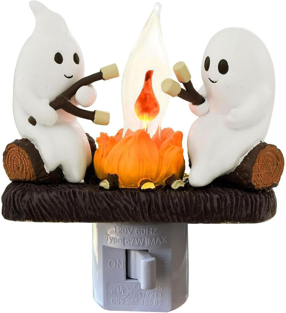 Ghost Campfire Nightlight, Ghosts Roasting Marshmallows